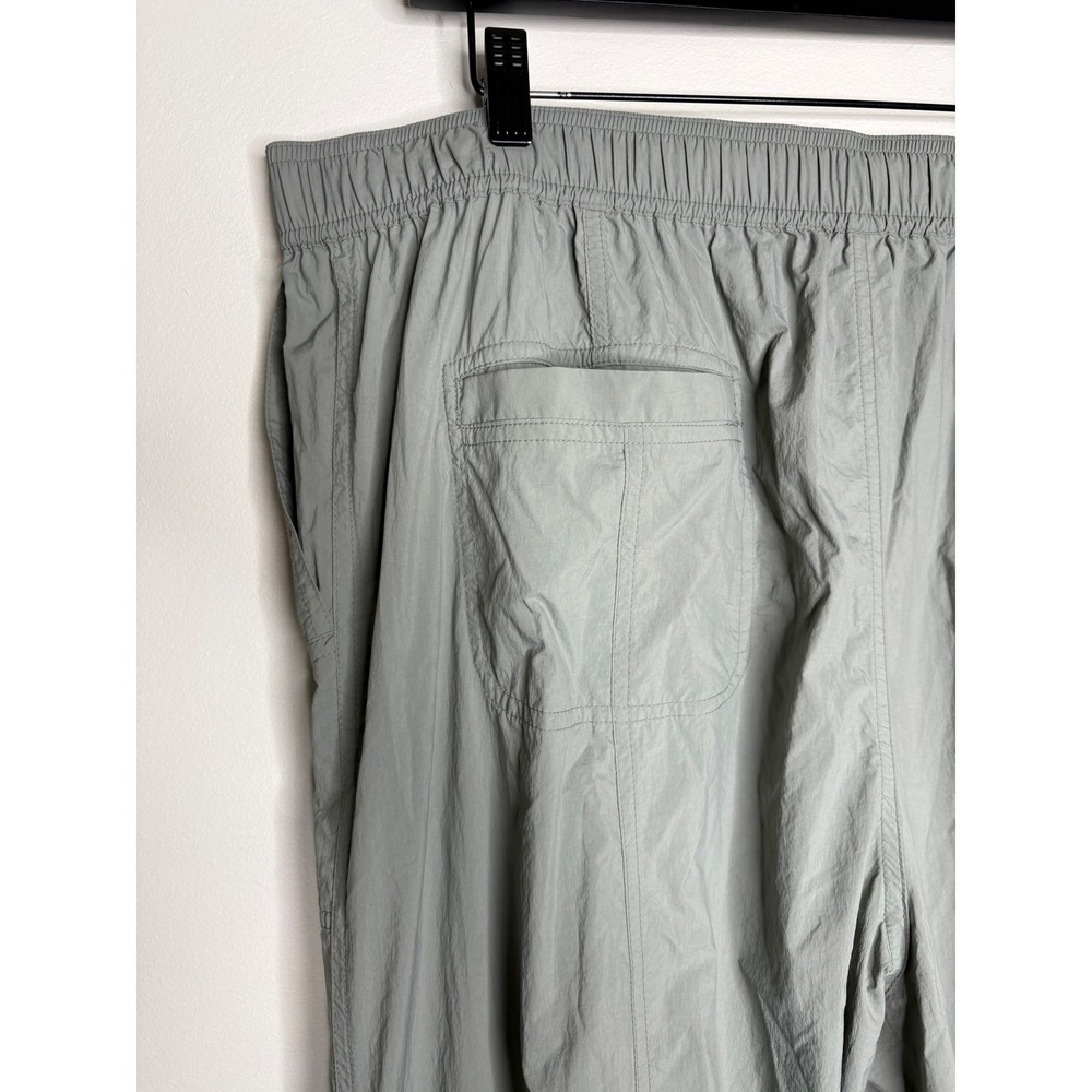 Anthropologie Daily Practice Base Jump Parachute Pants Womens XL Sage Green NWT - Picture 9 of 13